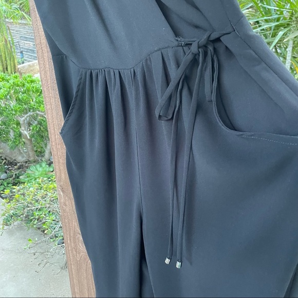 REVOLVE/GREYLIN black Kristin jumpsuit with adjustable spaghetti straps - Picture 4 of 10